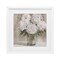 Stupell Industries Peony Blooms Beige Neutral Framed Print Under Glass, design by Amber Sterling